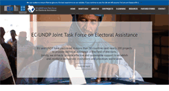 Desktop Screenshot of ec-undp-electoralassistance.org